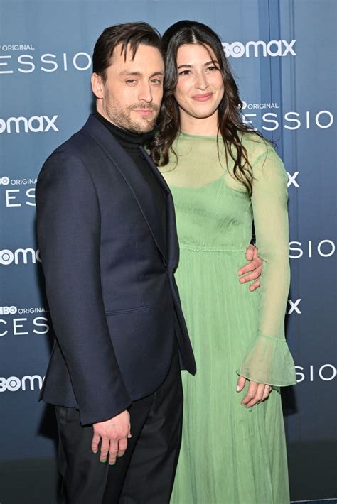 Kieran Culkin Attends 'Succession' Season 4 Premiere Wife Jazz Charon: Pic