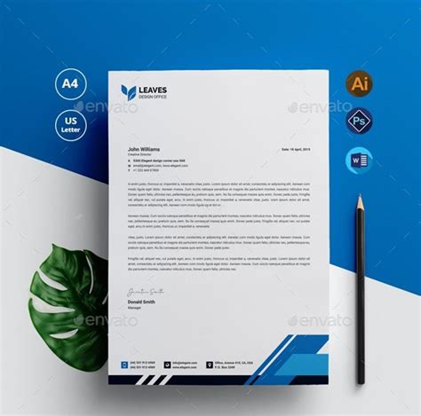 25 Best Business Letterhead Templates (Word, AI) - Free & Premium ...