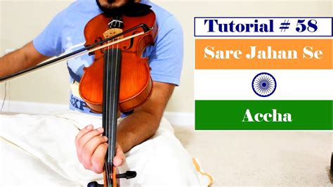 Sare Jahan Se Achcha | Tutorial - YouTube