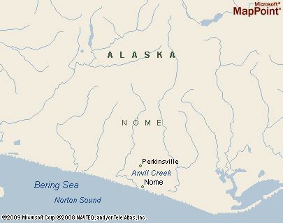 Nome, Alaska Area Map & More