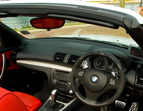 bmw gallery: bmw 1series e88 Coral Red leather interior