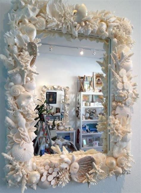 20+ Mirrors Decorated With Seashells – The Urban Decor