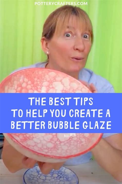 Bubble Glazing | Tips Tools And Ideas - Pottery Crafters in 2024 | Glazes for pottery, Ceramic ...
