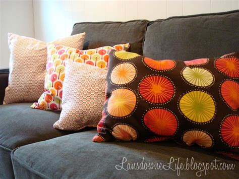 Colorful couch pillows - Lansdowne Life