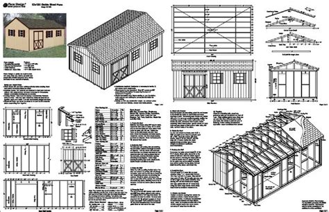 Free Shed Building Plans 12x20 ~ portable building plans