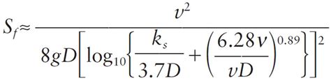 Colebrook-White Equation - CivilWeb Spreadsheets