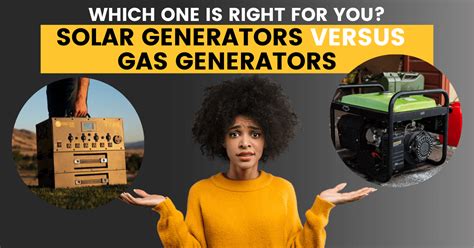 Portable Solar Generators vs. Gas Generators: Which One is Right for ...