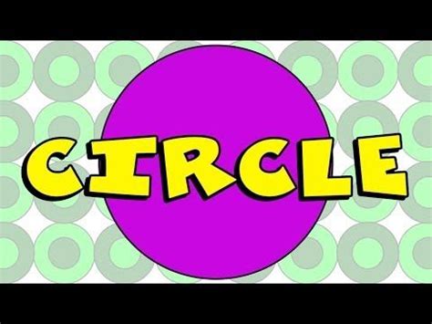 Circle Shape Song, Teach & Learn Shapes Kids, Shapes Song - YouTube | Learning shapes, Shape ...