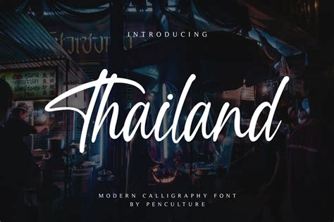 Download Thailand font | fontsme.com