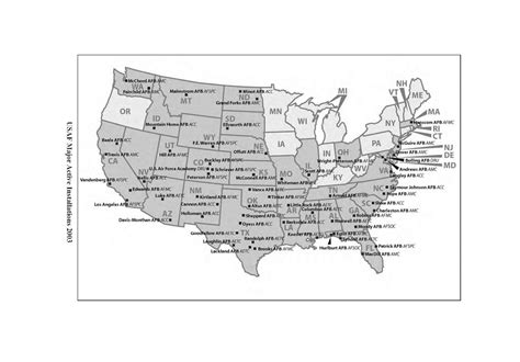 Locating Air Force Base Sites. Origin of Base names. > Air Force ...