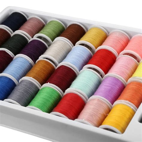 New 53pcs Assorted Colors Sewing Thread Spools Storage Organizer Holder DIY Apparel Needlework ...