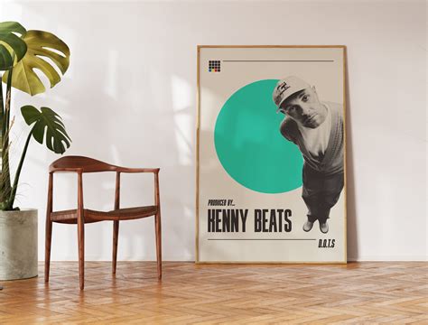 Kenny Beats Poster Hip Hop Artwork, Hip Hop Artwork, Music Producer Gift, Rap Wall Poster ...