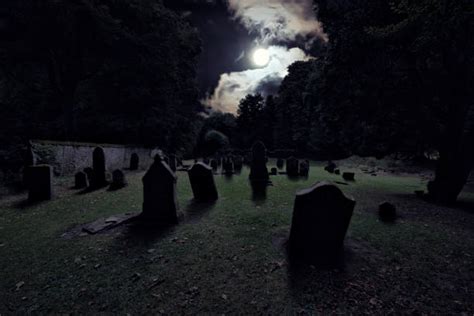 Cemetery Night Stock Photos, Pictures & Royalty-Free Images - iStock