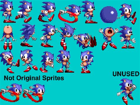 Small Sonic CD Sprite Sheet (Fixed Sprites) on Scratch