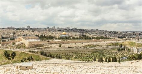 East Jerusalem Mount Olives Dome Rock Stock Footage Video (100% Royalty-free) 26560631 ...