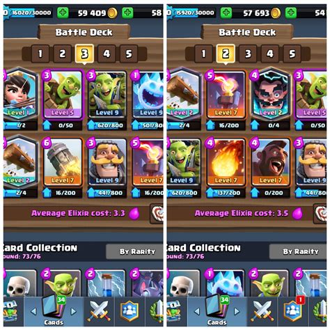 Which deck seems better? The classic log bait, or my version of the ...