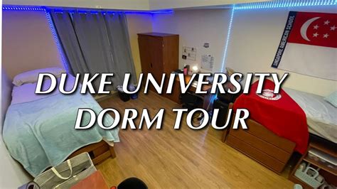 COLLEGE DORM TOUR 2021| Duke University Freshman Year! - YouTube