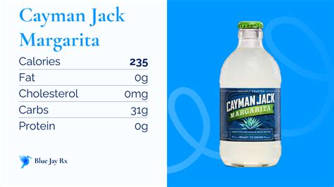 Cayman Jack Margarita Calories and Nutrition Facts - One Cayman Jack ...