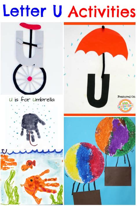 13 Unbelievable Letter U Crafts & Activities | Kids Activities Blog