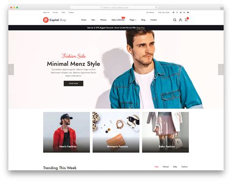 Capitalshop - Best Fashion Store Website Template 2024 - Colorlib