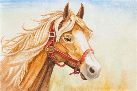 Is It Easy to Use Watercolors to Paint a Horse? | Horse painting, Watercolor horse, Horses