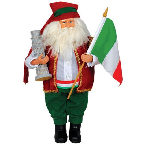 Santa's Workshop 15'' Italian Santa - Walmart.com