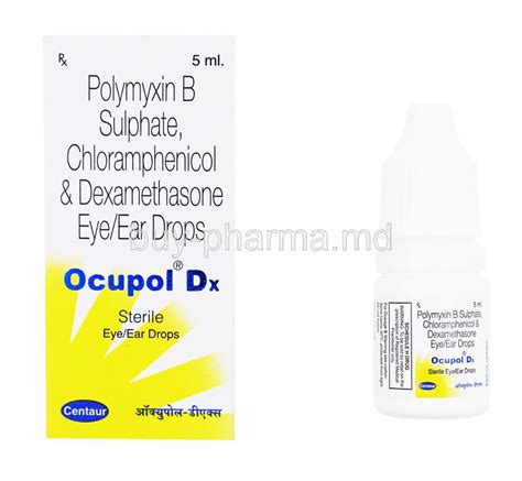 Buy Polymyxin B/ Chloramphenicol/ Dexamethasone Eye/ Ear Drops Online Polymyxin B ...