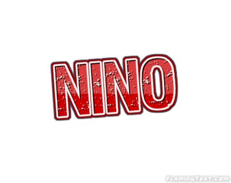 Nino Logo | Free Name Design Tool from Flaming Text