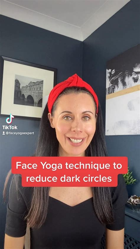 Face Yoga technique to reduce dark circles | Under eye wrinkles, Face ...