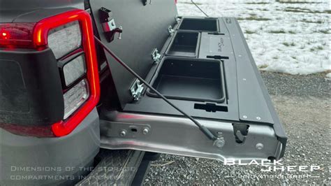 Jeep Wrangler Gladiator. We create storage space in the Jeep Gladiator! Tailgate modification ...