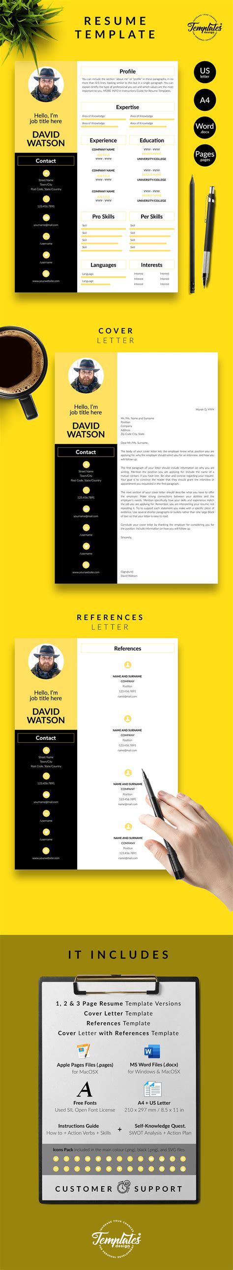 Ready to get your dream job? Visit to Creative Resume Template David ...