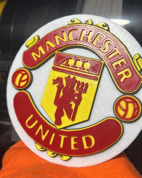 Manchester United 3D printed logo, Sports Equipment, Other Sports Equipment and Supplies on ...