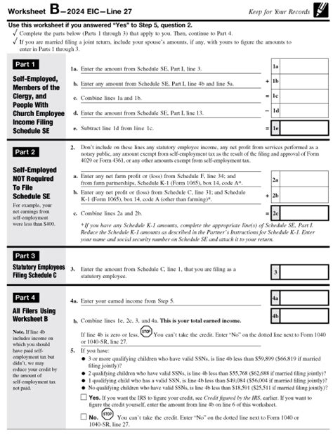 Form 1040 Partner's Basis Worksheet