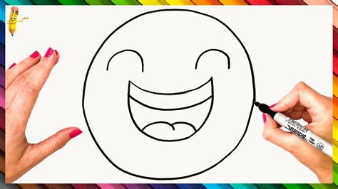 How To Draw A Laughing Emoji Step By Step Laughing Emoji Drawing Easy ...