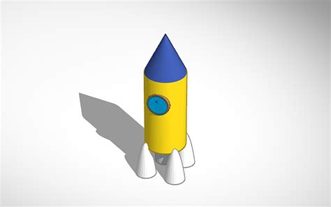 3D design Rocket | Tinkercad