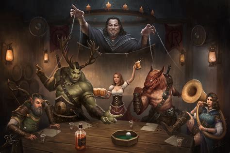 D&D Tavern Illustration (1) | Images :: Behance