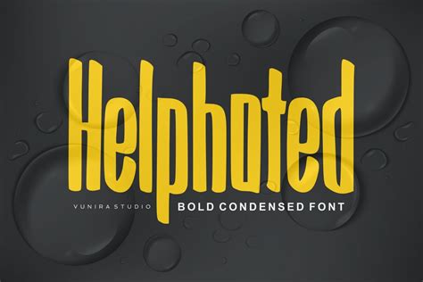 Helphoted Bold Condensed FREE Font | Deeezy