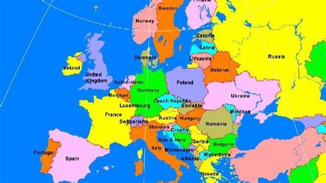 European countries and capitals Diagram | Quizlet