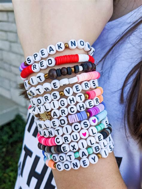 DIY Taylor Swift bracelets ideas to make for the Eras tour - Merriment ...