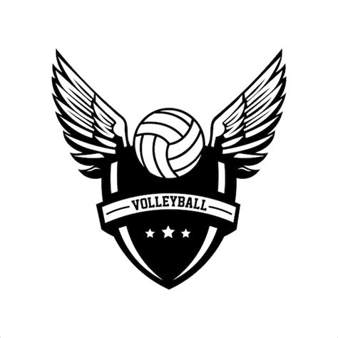 Premium Vector | Volleyball logo illustration vector design