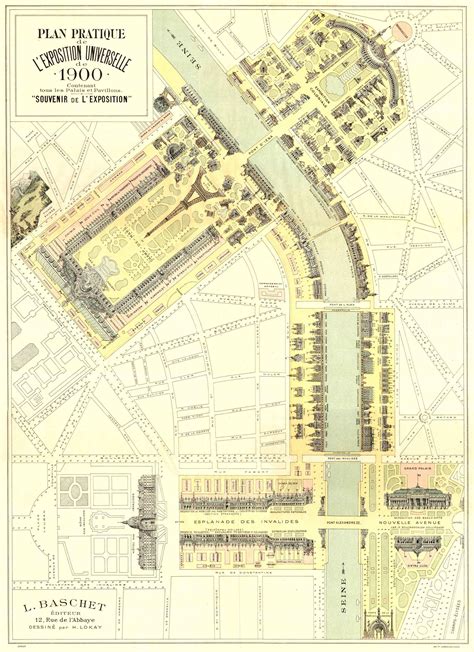 Plan pratique de l’exposition universelle de Paris en 1900 – La boite verte