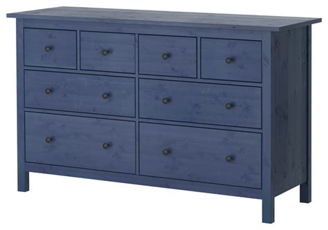Hemnes Chest of 8 Drawers, Blue - Contemporary - Dressers - by Ikea UK
