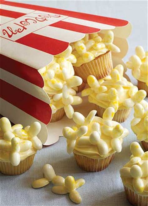 Movie Popcorn Cupcakes Recipe