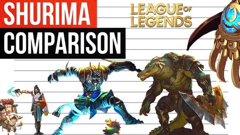 Shurima Champions and Characters Size Comparison | League of Legends 2021 - YouTube