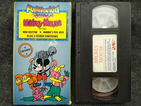 VHS Mickey Mouse - Mad Doctor Minnie's Yoo-Hoo Farm Foolery Small Fry (VHS,1989) - VHS Tapes