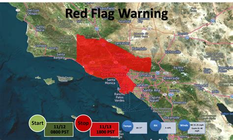 Red Flag Warnings Map - Real Map Of Earth