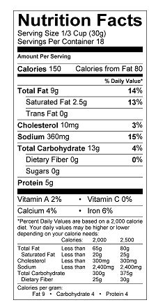 26 Cheez Its Nutrition Facts Label - Labels Ideas For You