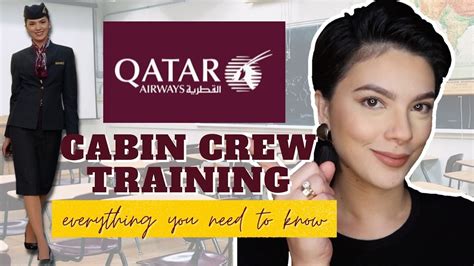 CABIN CREW TRAINING Qatar Airways | Days with Kath - YouTube