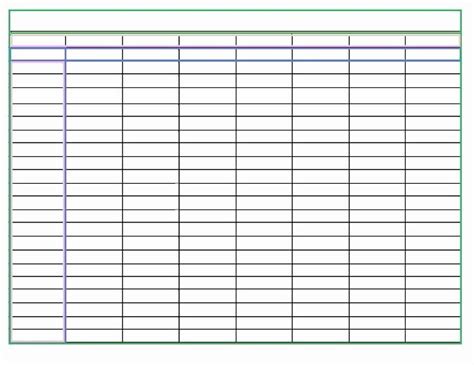 Blank Chart Sheet