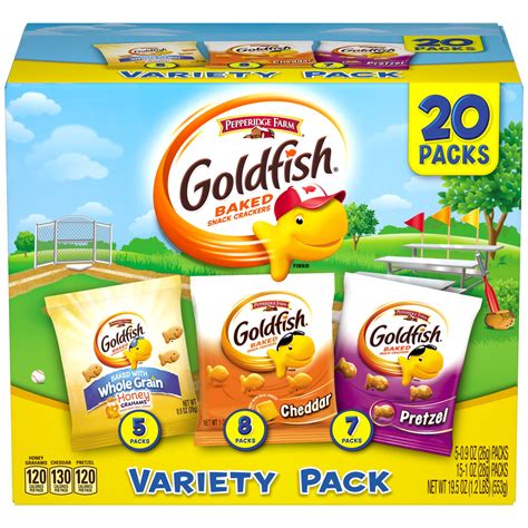 Pepperidge Farm Goldfish Sweet & Savory Crackers, 19.5 oz. Variety Pack ...